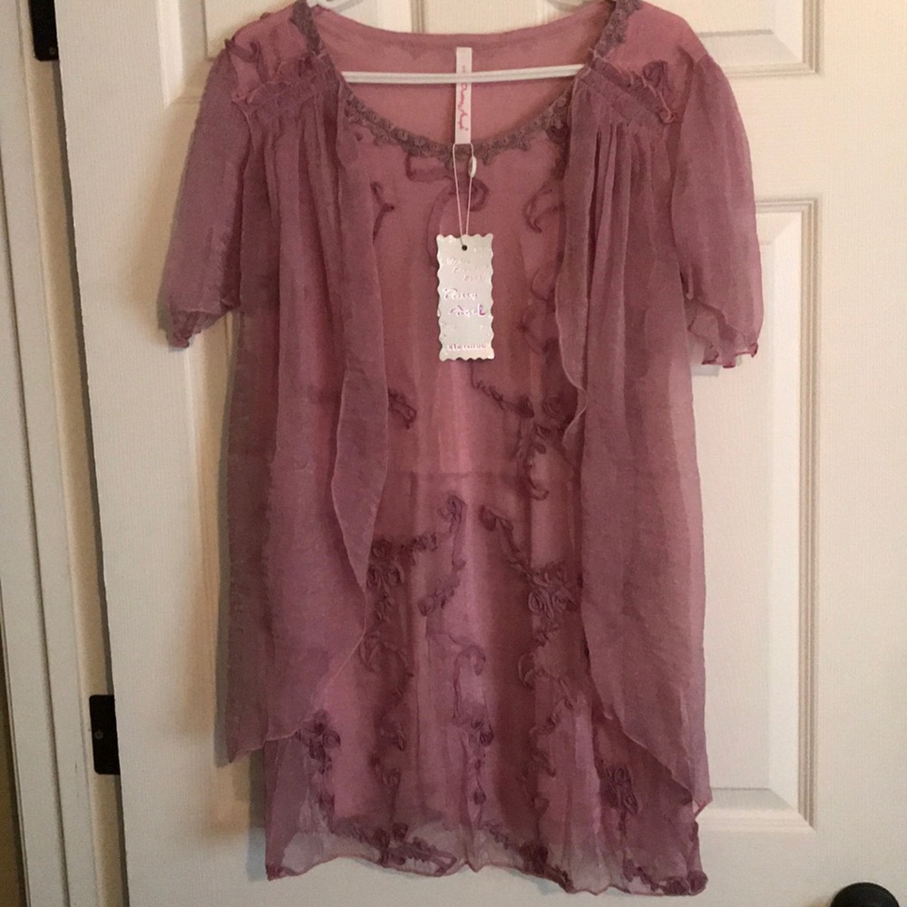 Pretty Angel Blouse Tunic NWT